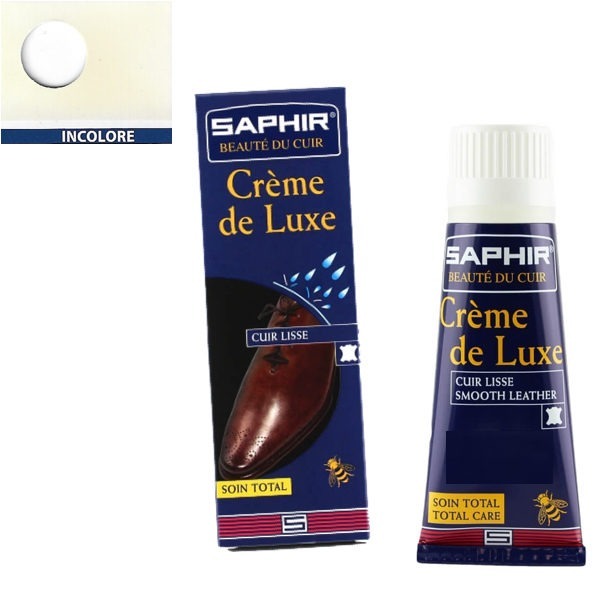 Cirage crème de luxe Saphir avec applicateur 75 ml incolore