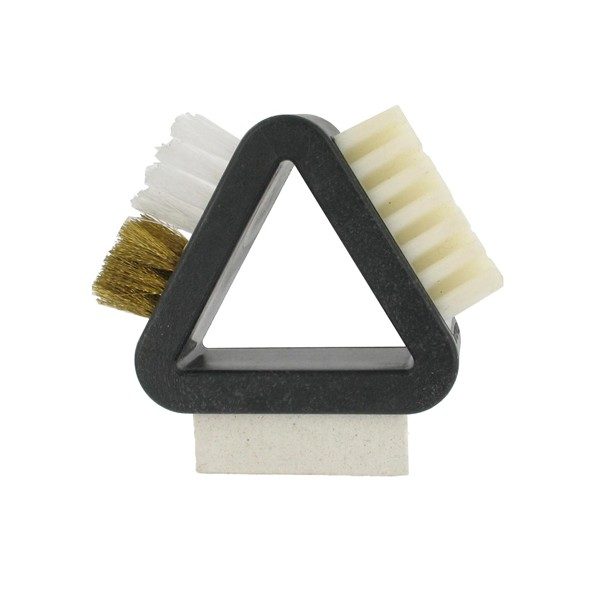 Brosse triangulaire 3 en 1 pour le daim