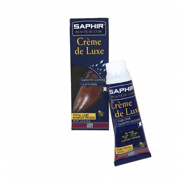 Cirage crème de luxe Saphir avec applicateur 75 ml
