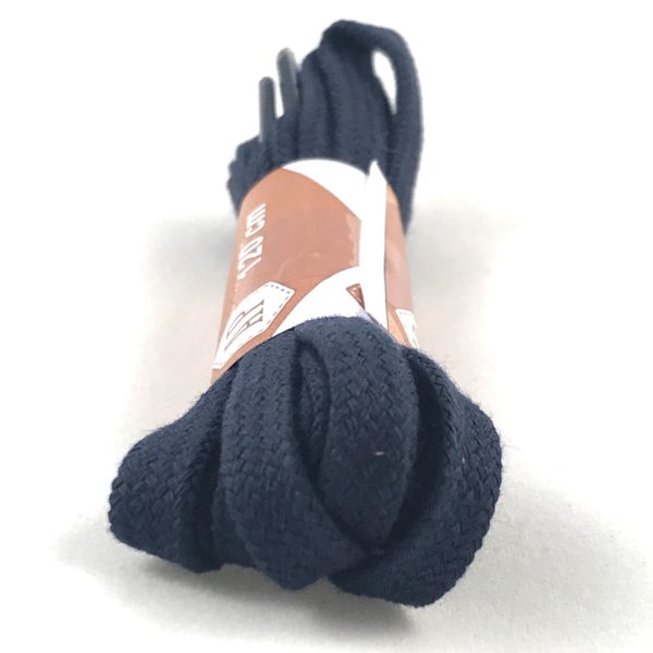 Lacets plat sales bleu marine 120cm