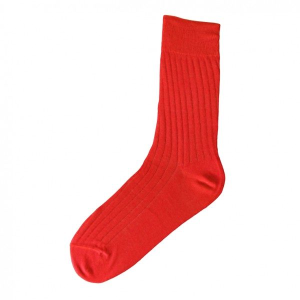 Chaussettes fil d'Ecosse Rouge