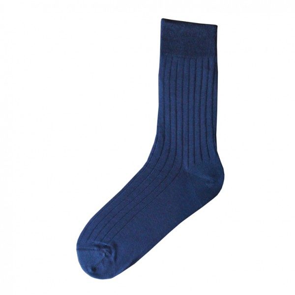 Chaussettes fil d'Ecosse Bleu Marine