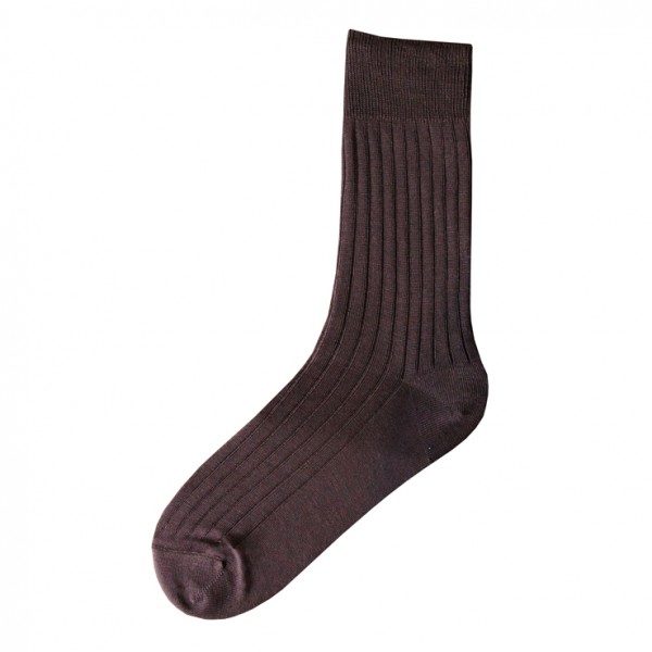 Chaussettes fil d'Ecosse Marron