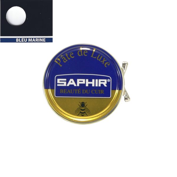 Cirage pâte de luxe Saphir 50 ml bleu marine