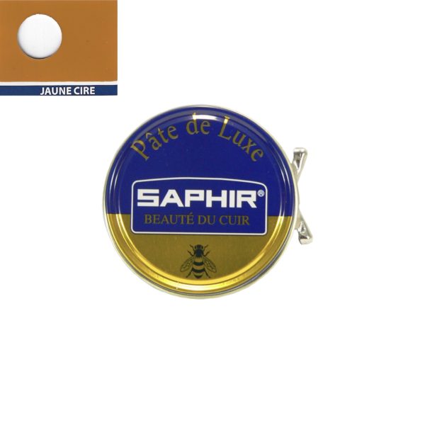 Cirage pâte de luxe Saphir 50 ml jaune cire