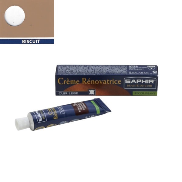 Cirage pour cuir crème recolorant saphir