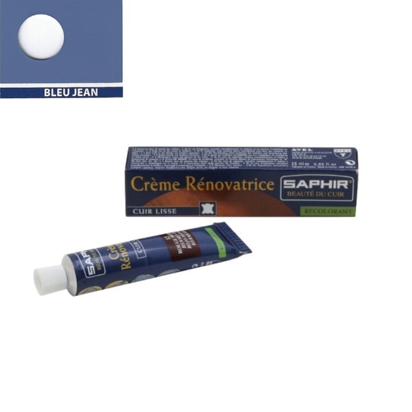 Crème rénovatrice Saphir 25 ml bleu jean