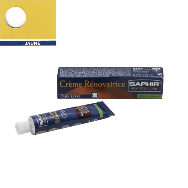 Crème rénovatrice Saphir 25 ml jaune