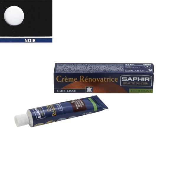 Crème rénovatrice Saphir 25 ml noir