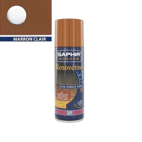 Rénovateur Saphir daim 200 ml Marron Clair