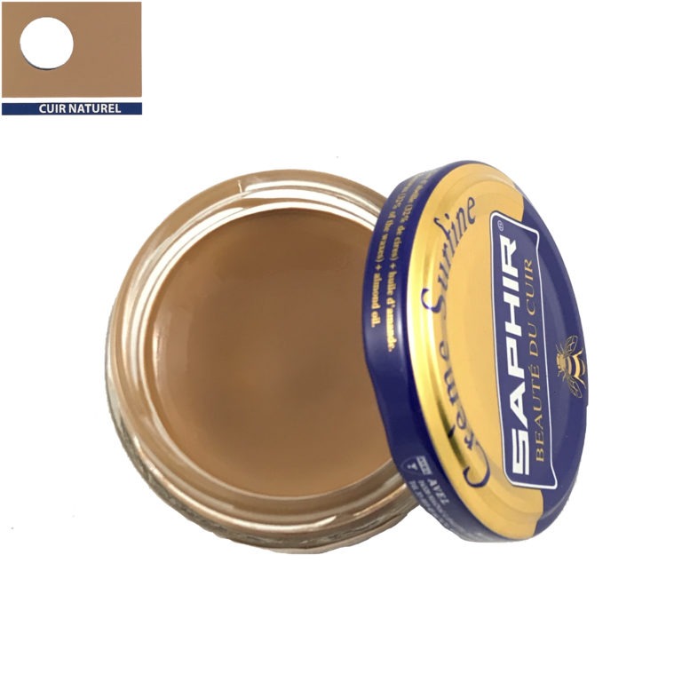 SAPHIR Cirage Crème Universelle Et Cirage Surfine Noir 50 Ml - Entretien Cuir Premium