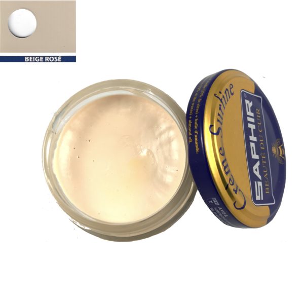 cirage saphir crème surfine beige rosé