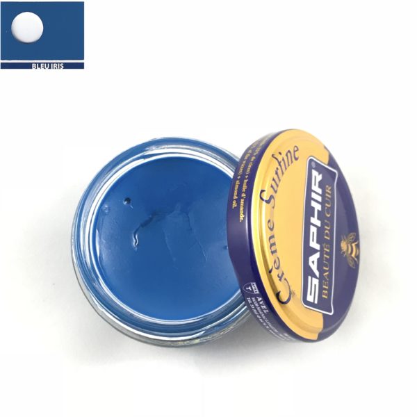 cirage saphir crème surfine bleu iris