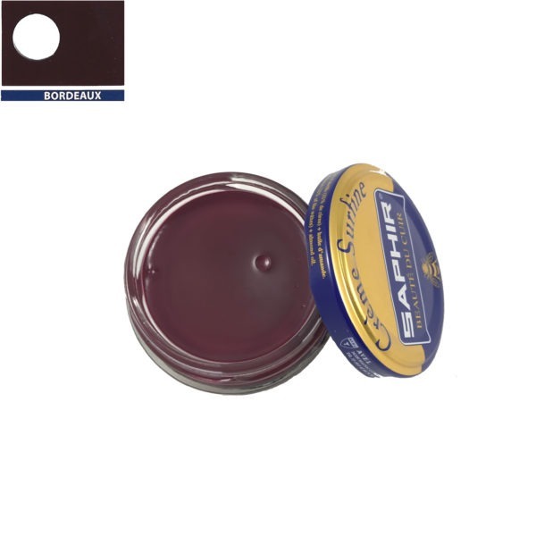 cirage saphir crème surfine bordeaux