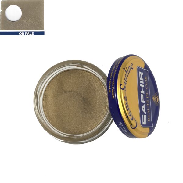 cirage saphir crème surfine or pâle