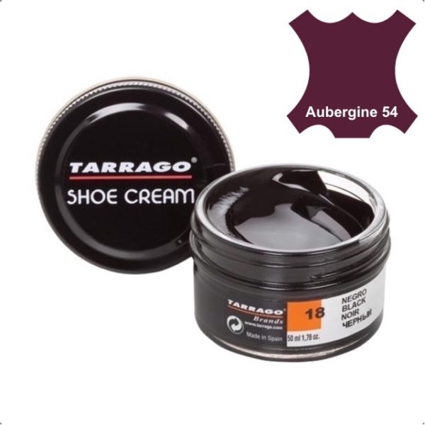 Cirage pour cuir lisse Tarrago 50 ml Aubergine 54