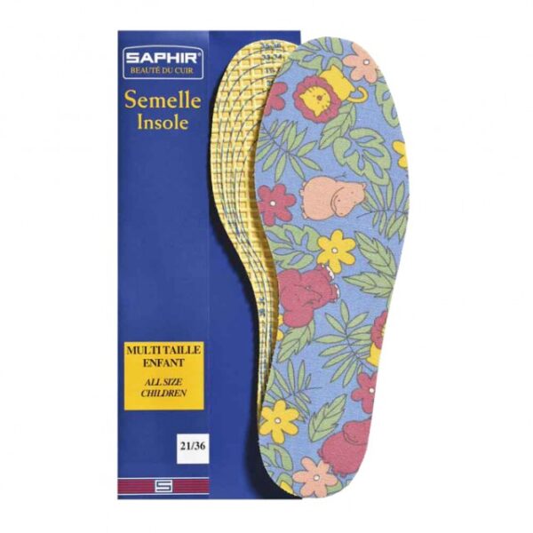 Semelle saphir multitaille enfant