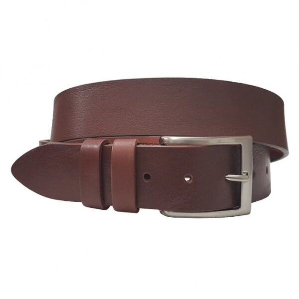 ceinture en collet souple homme marron