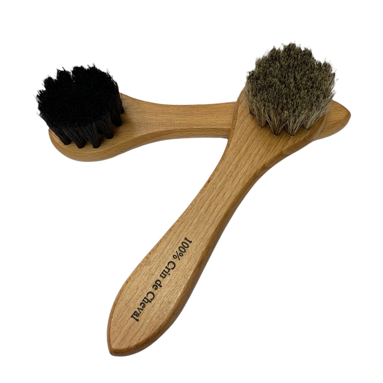 Brosse palot ronde pour étaler le cirage - Accessoires Chaussures