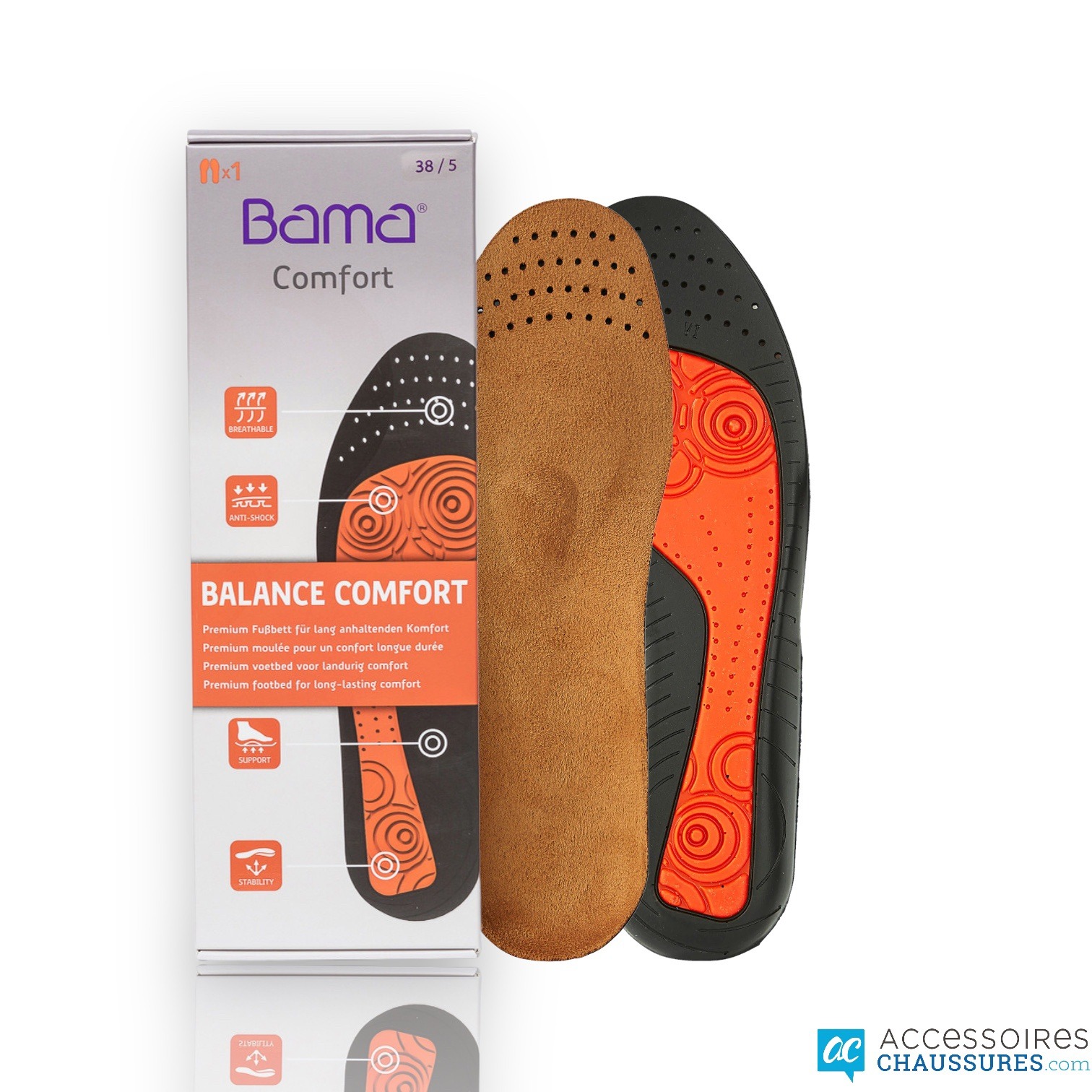 Semelle balance confort Bama Accessoires Chaussures
